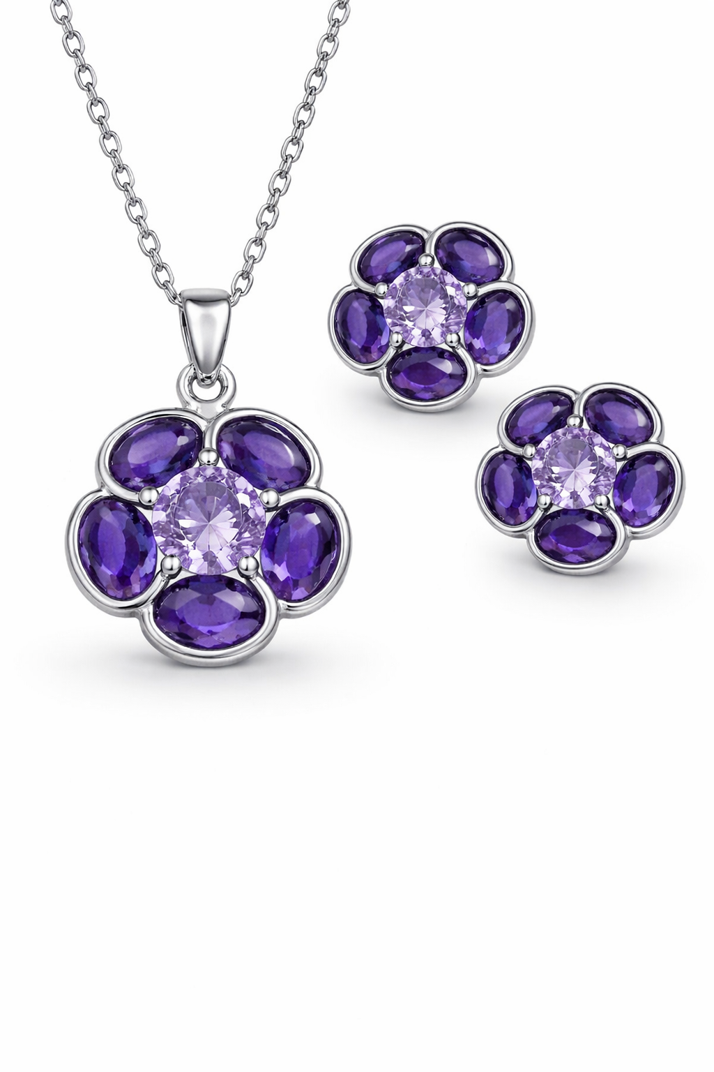 Royal Blue Heart Elegance Set